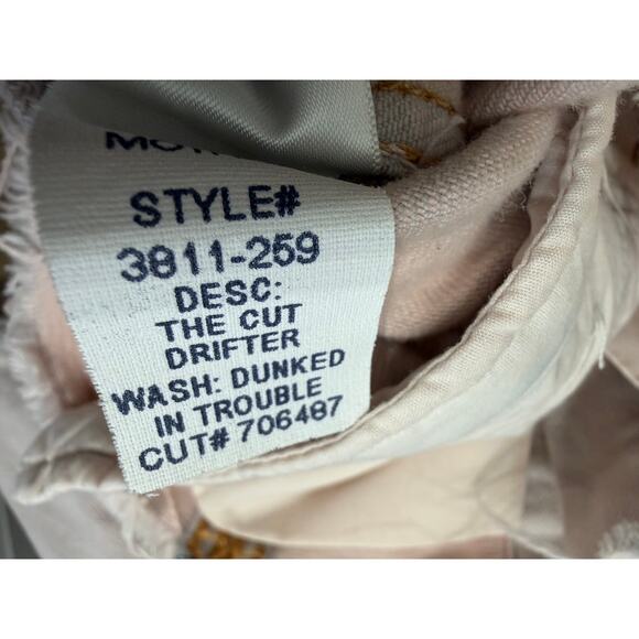 Mother Dut Dunked in Trouble The cut Drifter Jean Jacket Distressed Sz XS - Picture 9 of 10